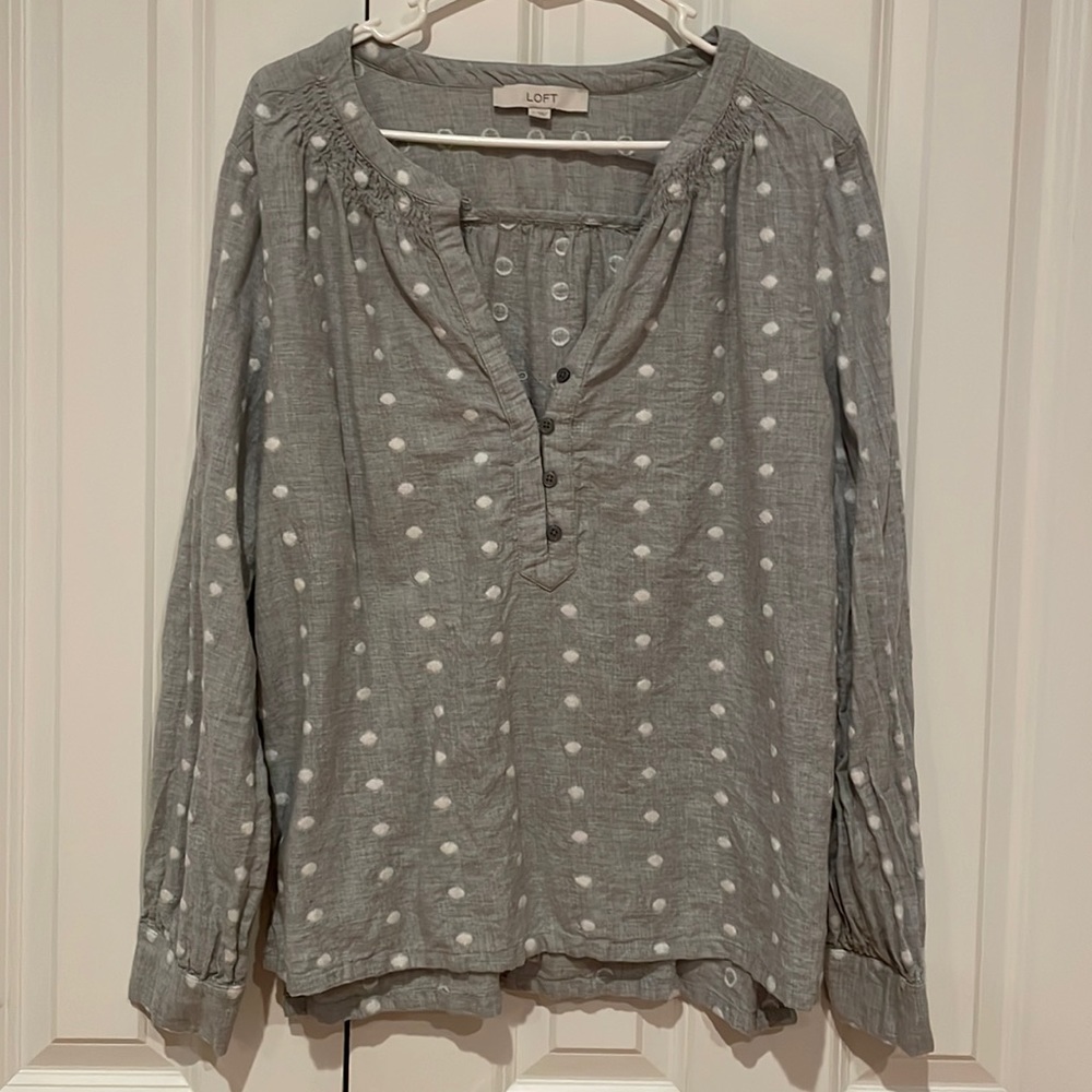 EUC Loft Flannel Top